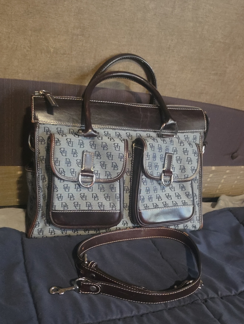Vintage Dooney & Bourke Monogram Purse - Picture 2 of 9